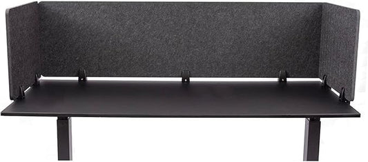 ReFocus™ Raw Clamp-On Acoustic Desk Divider – Reduce Noise and Visual by SStandUpDeskStore