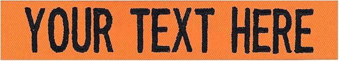 Custom Uniform Name Tapes Solid Colors. Made in The U.S.A. Ships Under 24 by NORTHERNSAFARI
