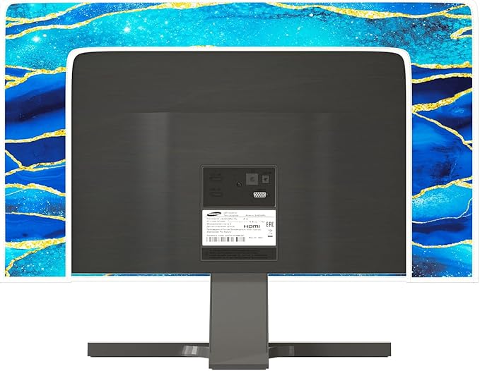 Baocicco Royal Blue Marble Waterproof TV Cover 58, 60 Inch Creative Design - Image 5
