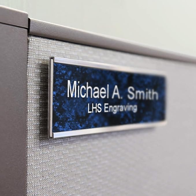 Engraved Name Plates for Door Sign Personalized Ivory Plastic Plaque - Image 8
