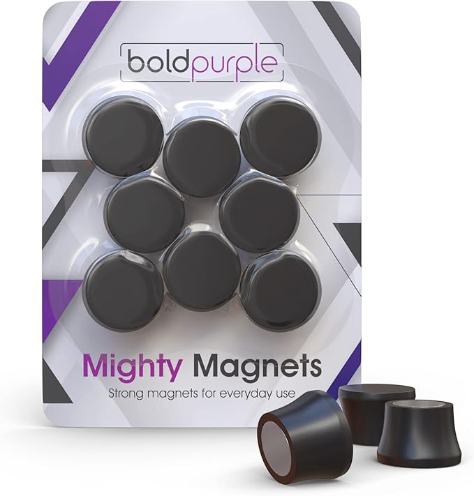 Strong Magnets for Whiteboard, Glassboard and Fridge. N54 Neodymium Rare Earth by boldpurple
