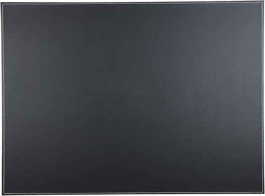 KINGFOM Desk Pad & Mat 24" x 18" Protector Large Mouse Pad PU Leather by KingfomLeatherHomeOfficeDecor