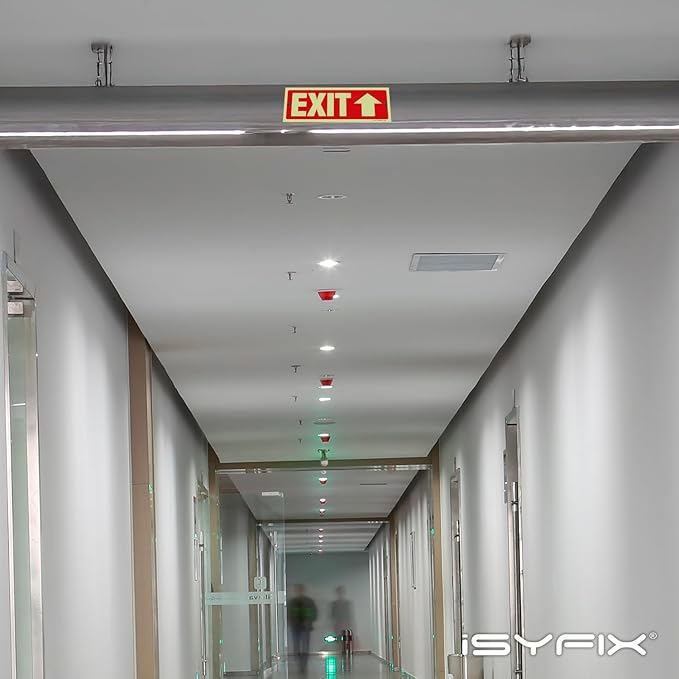 iSYFIX Exit Signs with Directional Up Arrow - Image 4