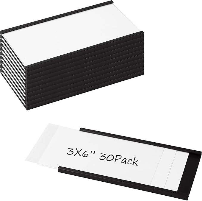 Realth C Channel Magnetic Label Holders 30 Pack 3'' x 6'' - Image 6