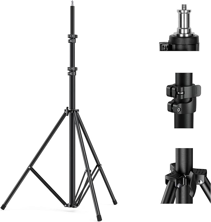 SMALLRIG Photography Light Stand 110"/9.2ft/280cm, Air-Cushioned Aluminum Photo by SmallRig