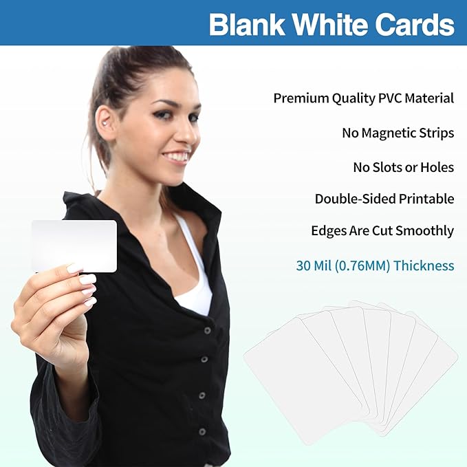 55 Pack - Premium Blank PVC Cards - Image 6