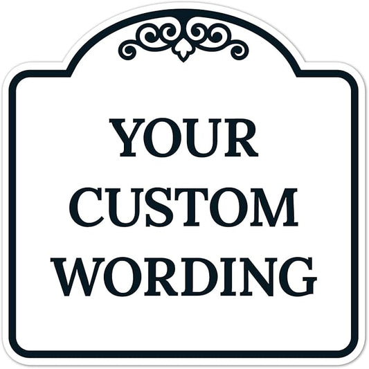 Custom Decorative Sign, Personalized Metal Sign by SigoSigns