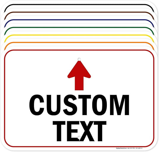 Custom Arrow Directional Sign by My Sign Center by MySignCenter