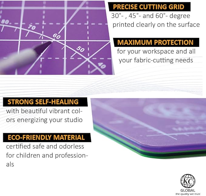 KC GLOBAL A1 Professional Grade Self-Healing Cutting Mat - Image 2