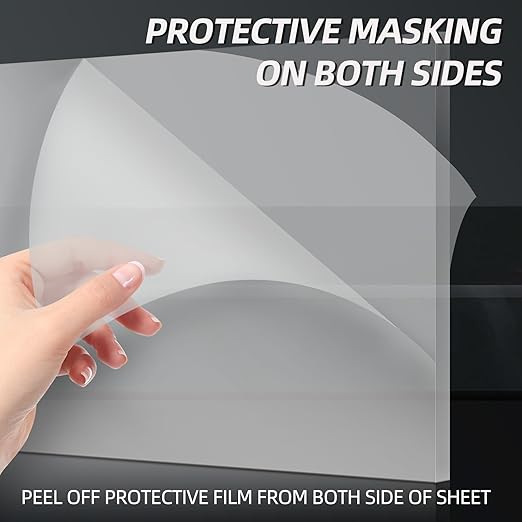 CALPALMY 1/4" Thick Clear Acrylic Sheets - Image 3