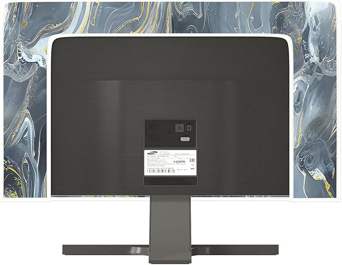Baocicco Gray Gold Marble Waterproof 80 Inch TV Dust Cover Anti-Static - Image 5