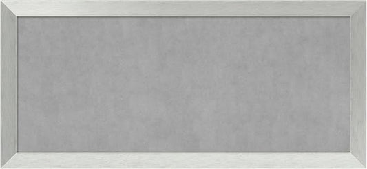 Amanti Art Silver Framed Magnetic Board 24x52 Oversize Vision Board by AmantiArt