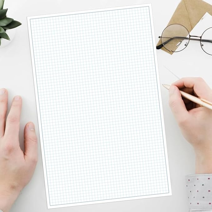 Engineering Graph Paper Pads, 11x17 Quadrille 25 Sheets/50 Pages Grid Paper - Image 7