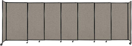 Versare Straightwall Sliding Portable Wall Partition | Freestanding Office by VERSARE