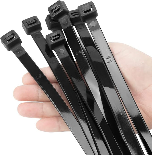 XINGO 26 inch Black Zip Ties Heavy Duty 40 PCS, 250 LBS Ultra Strong Plastic by XINGO