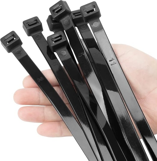 XINGO 31 inch Black Zip Ties Heavy Duty 40PCS, 250 LBS Ultra Strong Plastic by XINGO