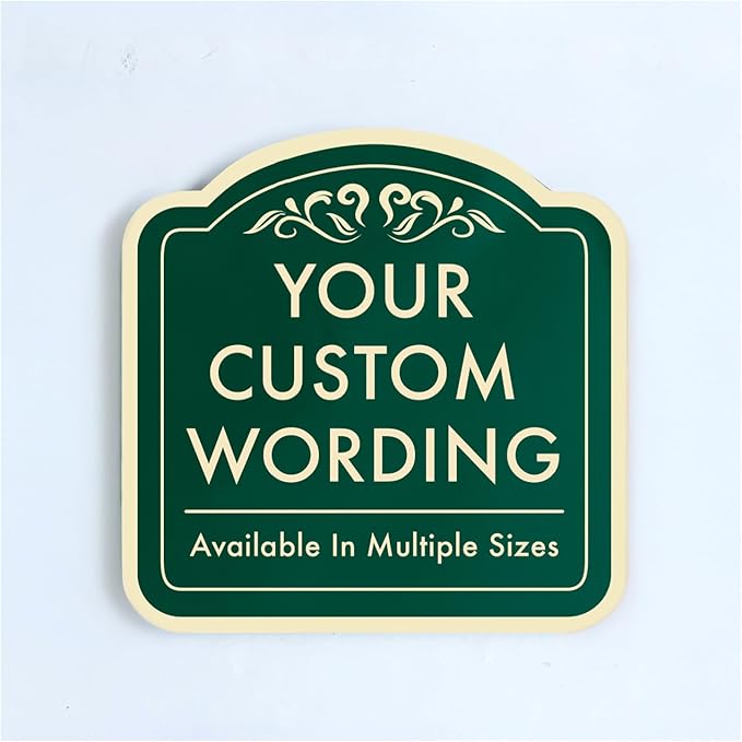 Custom Personalized Metal Signs by SpeedyOrders