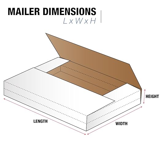 Tape Logic TLM1181 Easy-Fold Mailers, 11 1/8" x 8 5/8" x 1" - Image 2