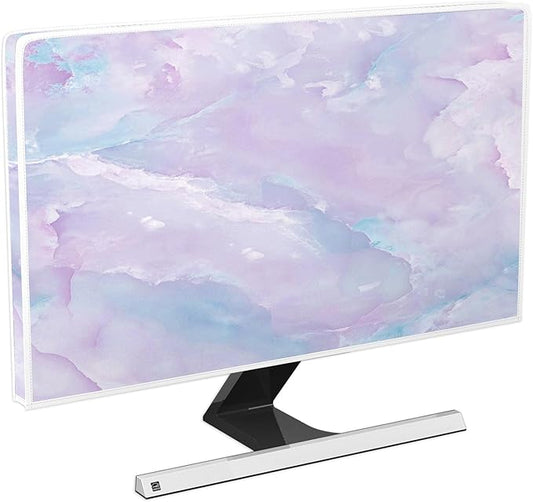 Baocicco Violet Marble Waterproof 80 Inch TV Dust Cover Anti-Static Dustproof by Baocicco