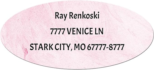 Made in USA Custom Return Address Stickers Labels Customized Mailing Label by HOOKAH+SUN