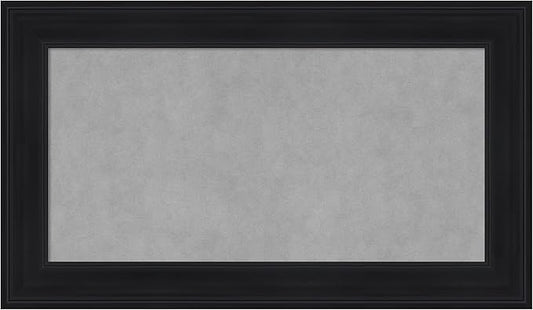 Amanti Art Black Framed Magnetic Board 17x29 Small Vision Board by AmantiArt
