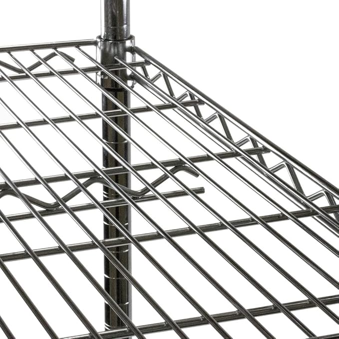 Shelving Inc. 8" d x 36" w Chrome Wire Shelving - Image 6