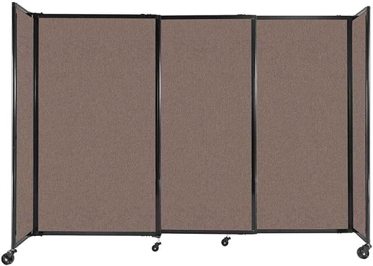 Versare Straightwall Sliding Portable Wall Partition | Freestanding Office by VERSARE