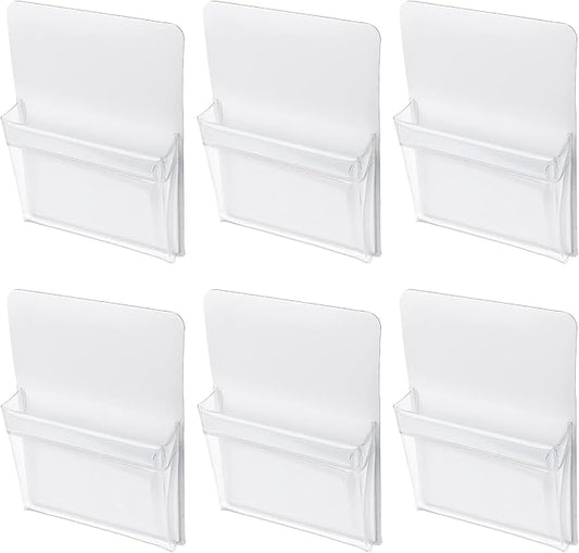 DORMIYA 6 Pcs PVC with Strong Attachment Force Pen Marker Holders, 4.7x6.5 in by Unknown