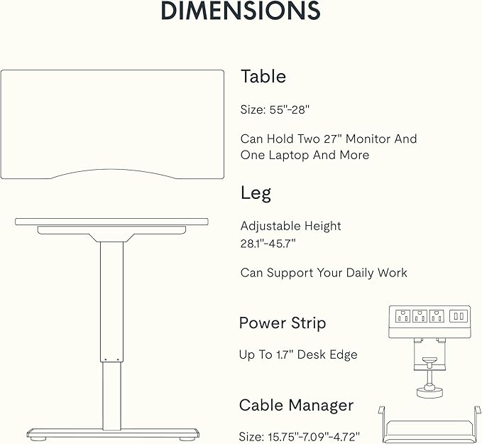FLEXISPOT EN2 Whole-Piece Bamboo Standing Desk - Image 7