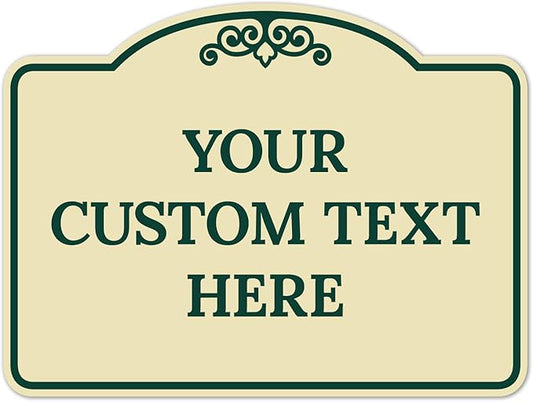 Custom Decorative Sign, Personalized Metal Sign by SigoSigns