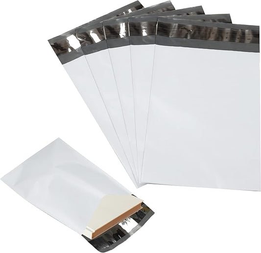 1000 Pack Secure Seal White Poly Mailers by Secure+Seal