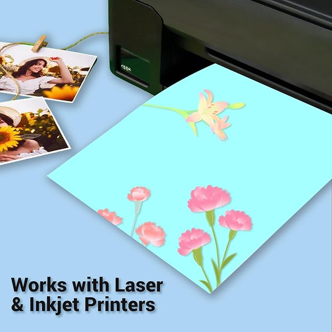 Cardstock Paper, 5 Colors Colored Cardstock 8.5x11, 120 Sheets Card Stock - Image 5
