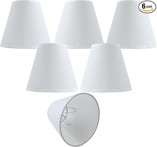 TAaMTYH small lamp shade chandelier shades set of 6，Fabric Lampshade by Unknown