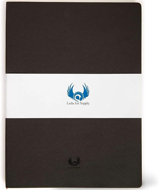 Leda Art Supply Large Sketchbook 160 Pages Softbound Cover Sketchbook by LedaArtSupply