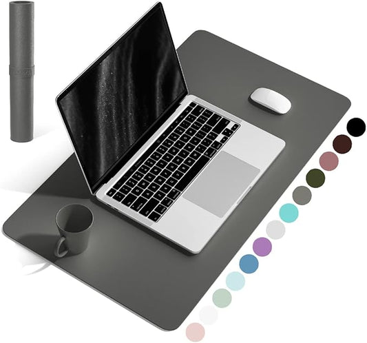 YSAGi Non-Slip Leather Desk Pad, Waterproof Laptop Computer Desk Keyboard Mat by YSAGi