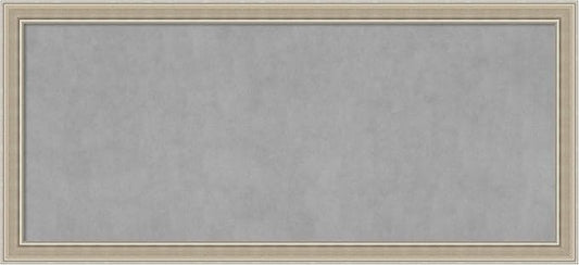 Amanti Art Silver Framed Magnetic Board 24x52 Oversize Vision Board by AmantiArt
