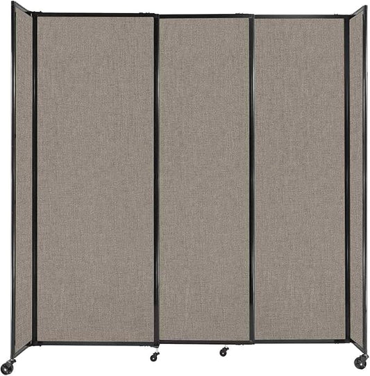 Versare Straightwall Sliding Portable Wall Partition | Freestanding Office by VERSARE