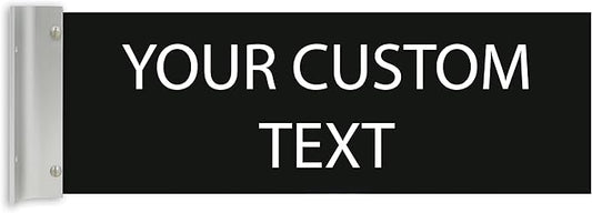 ALPHA DOG SIGNS Custom Projecting Hallway Nameplate, Personalized 2-Line Text by AlphaDog