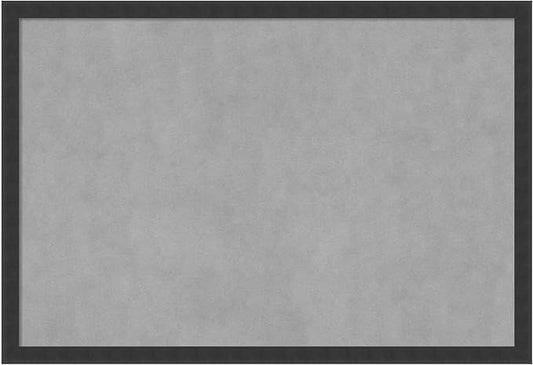 Amanti Art Black Framed Magnetic Board 26x38 Large Vision Board by AmantiArt