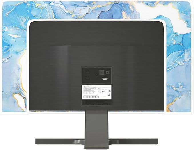 Baocicco Baby Blue Gold Marble Waterproof Screen TV Cover 55 Inch Modern - Image 5