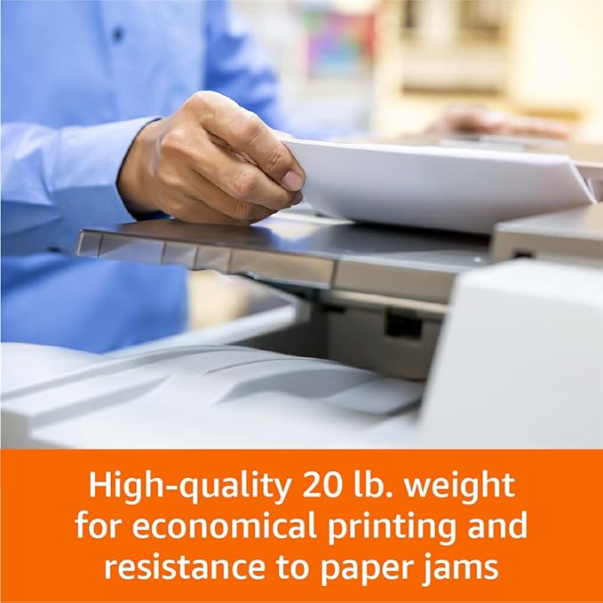 Amazon Basics Multipurpose Copy Printer Paper, 20 lb, 8.5 x 14 Inches, 10 Reams - Image 6