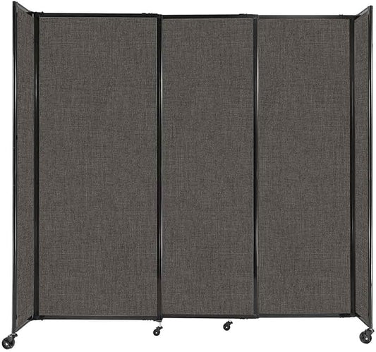 Versare Straightwall Sliding Portable Wall Partition | Freestanding Office by VERSARE