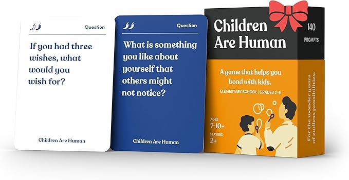 Children are Human | 140 Conversation Cards to Help Bond by ParentsAreHuman