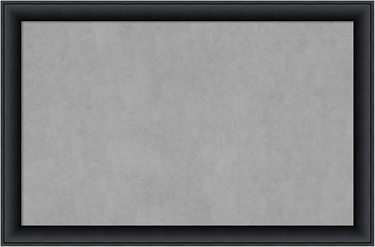 Amanti Art Black Framed Magnetic Board 23x35 Large Vision Board by AmantiArt