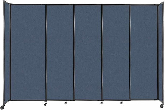 Versare Straightwall Sliding Portable Wall Partition | Freestanding Office by VERSARE