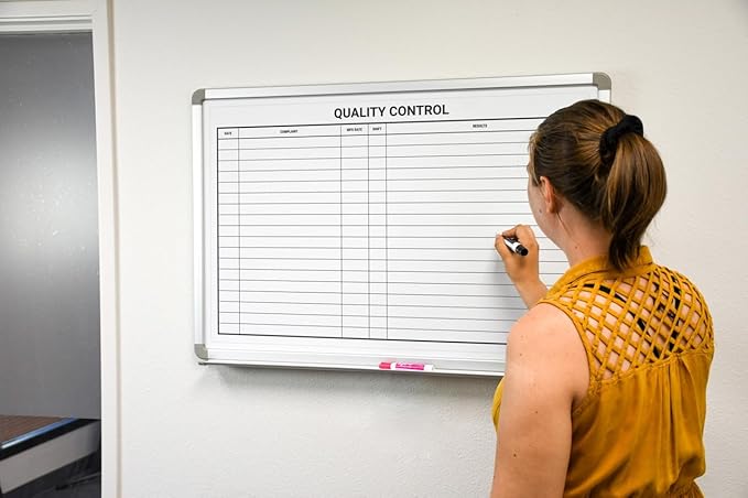 Quality Control Whiteboard 36" x 24" - Image 4