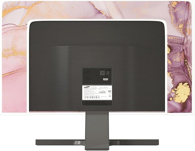 Baocicco Pink Gold Marble Waterproof Screen TV Cover 58, 60 Inch Decorative - Image 5