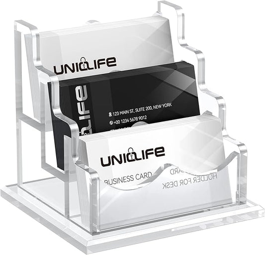 Uniclife Acrylic Business Card Holder by UnicLife