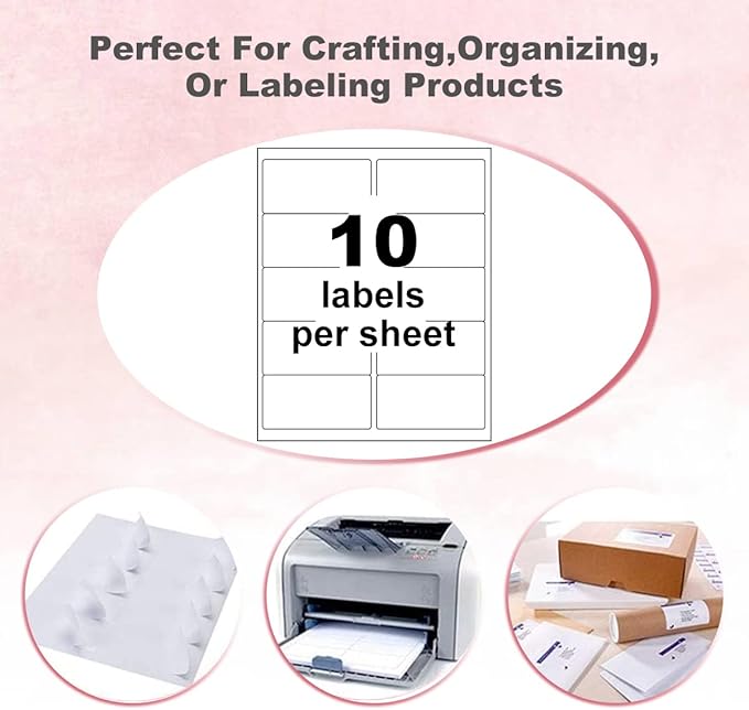 BESTEASY 10-UP Address Labels, /Address Mailing Labels 4000 Sheets Shipping - Image 3