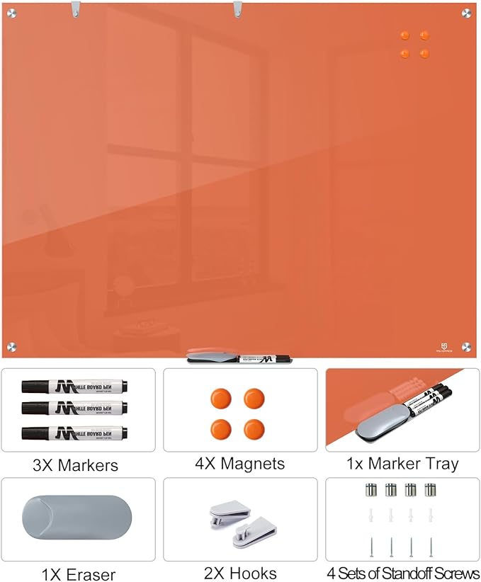 TSJ OFFICE Glass Dry-Erase Board - Image 4